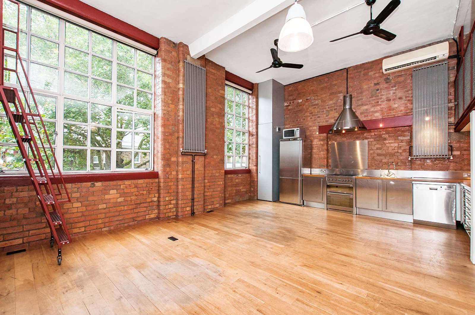 Empty apartment reception before virtual staging